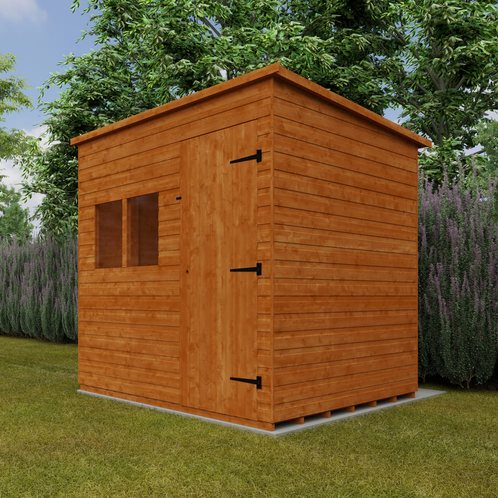 Deluxe Pent Shiplap Shed
