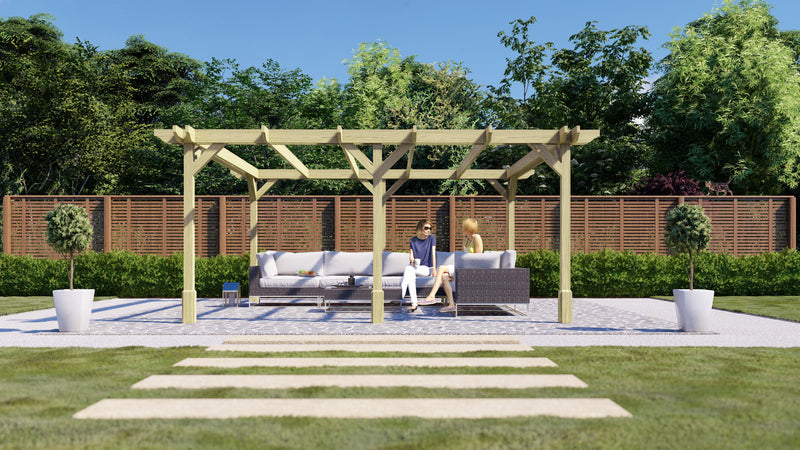 Double Premium Pergola