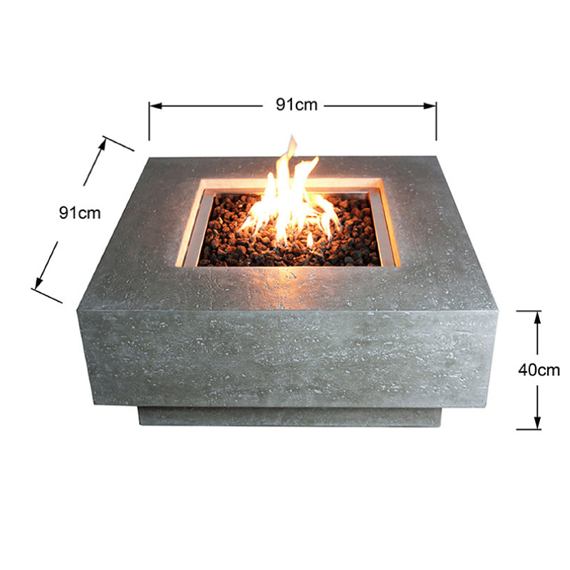 Elementi Manhattan Fire Table