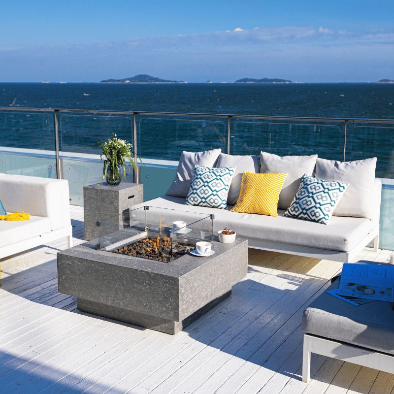 Elementi Manhattan Fire Table