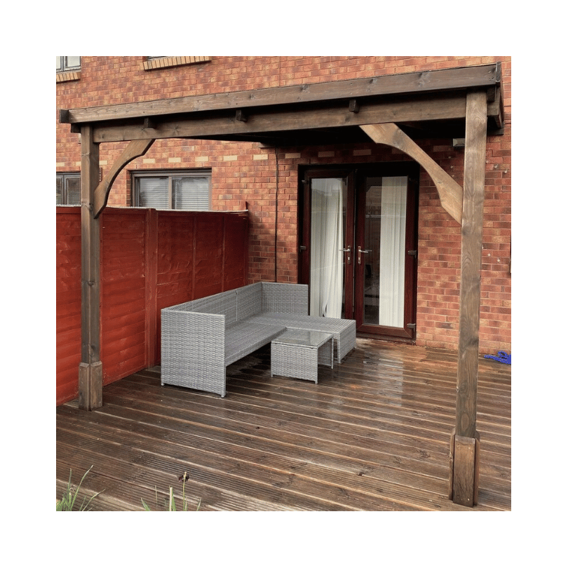 Felt Shingle Roof Car Port Garden furniture