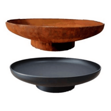 Flame Fire Pit both