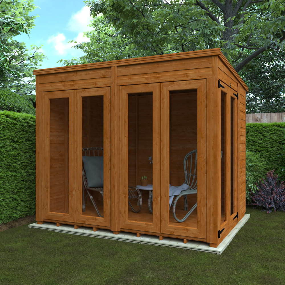Flex Pent Full Pane Summerhouse