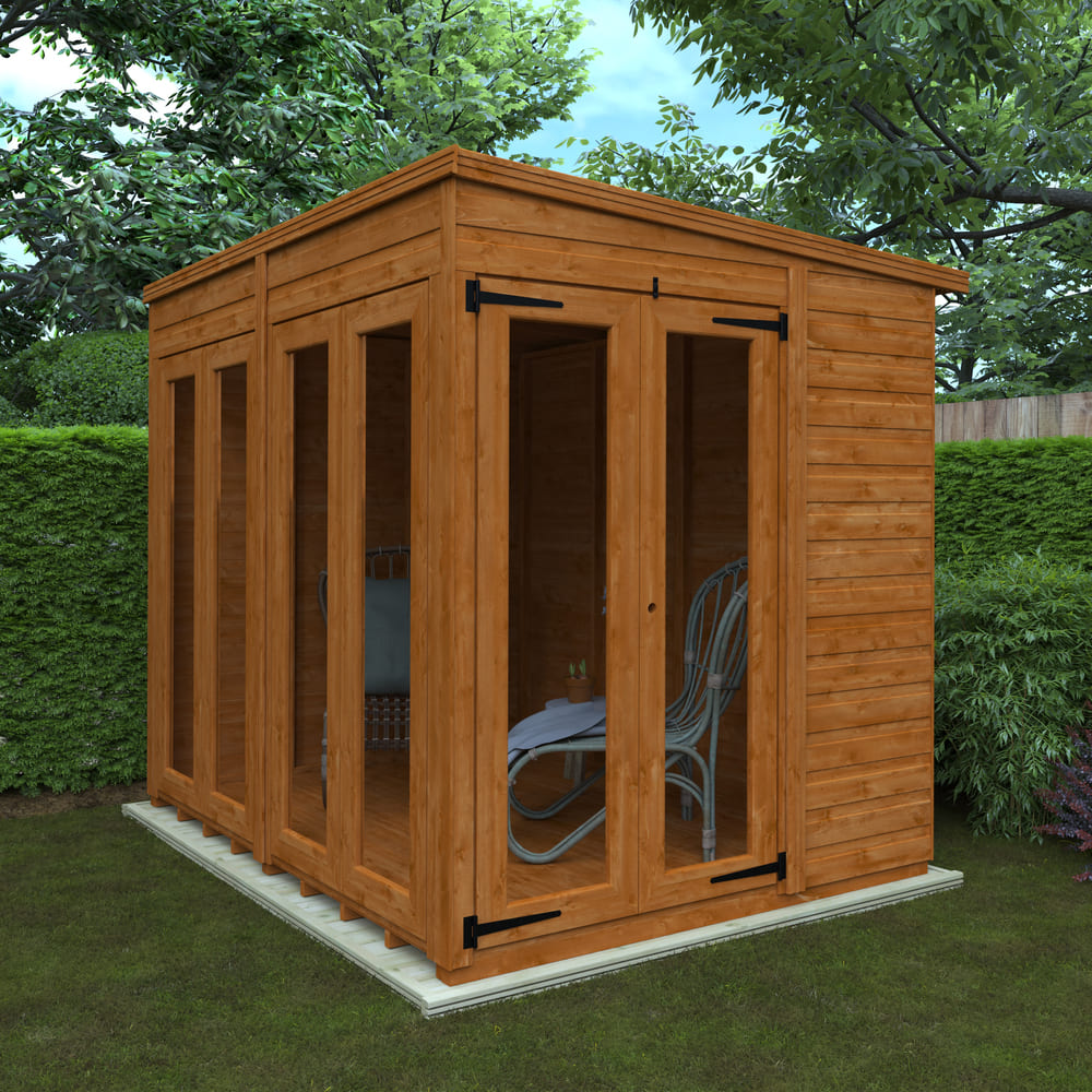 Flex Pent Full Pane Summerhouse