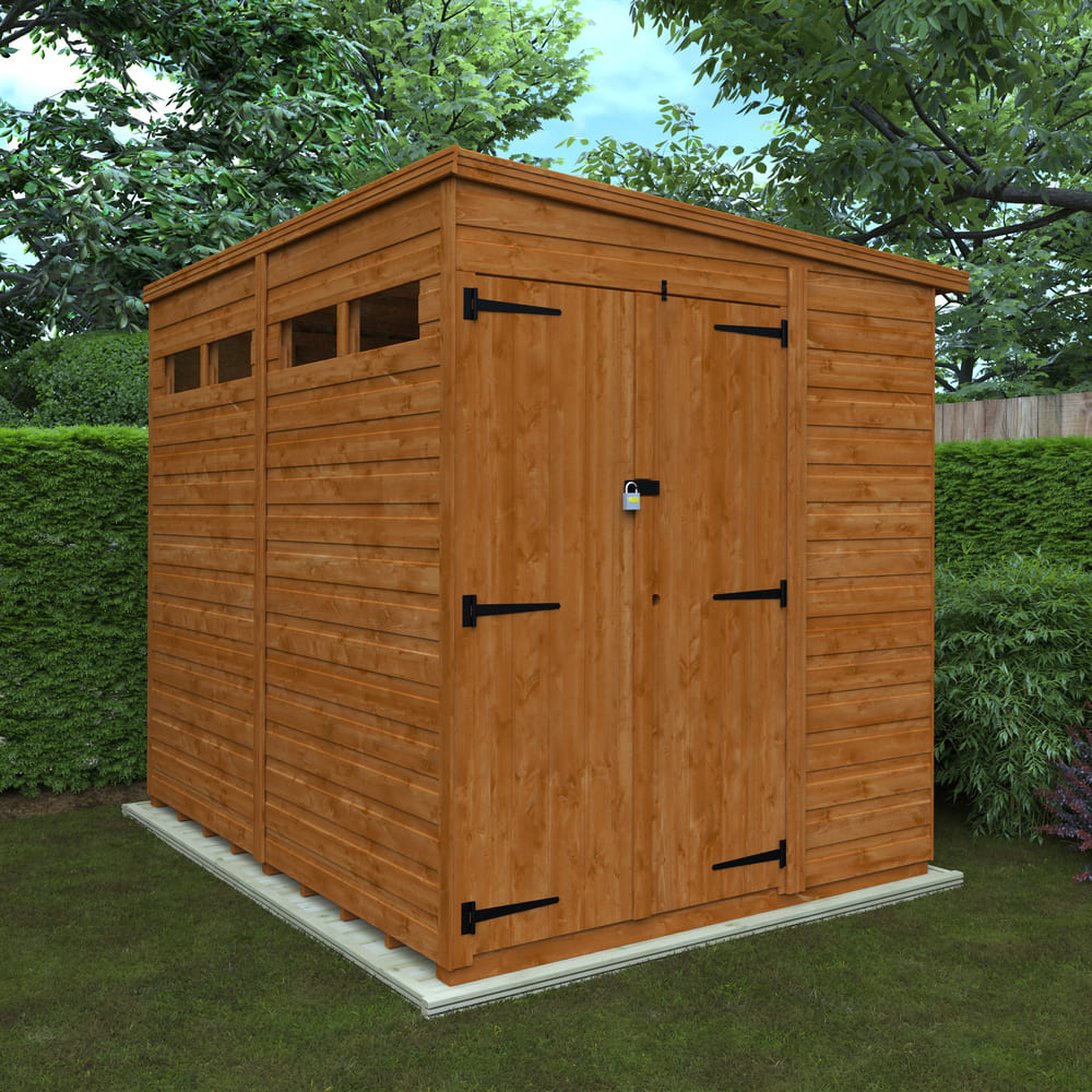 Flex Pent Security Shed Closed