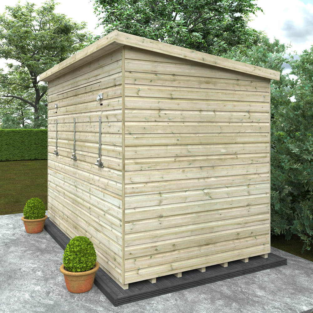 Tanalised Wooden Garden Bar Shed