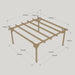 Garden Pergola   4.2m x 4.2m   4 Post
