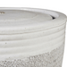 Glazed Ceramic Belaya Fountain   White/Angkor White
side