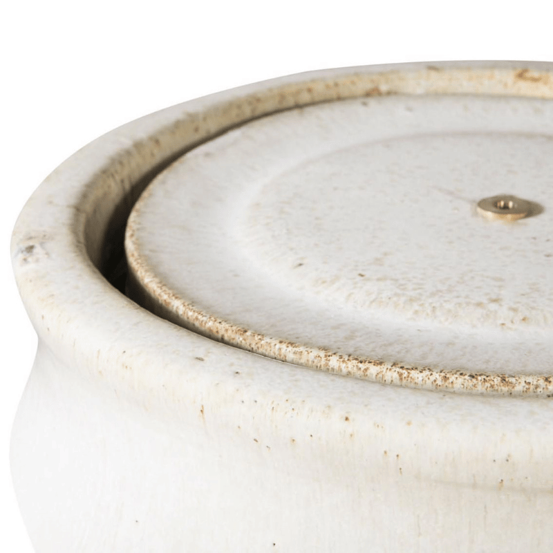 Glazed Ceramic Bosna Hi Fountain   Cream side
