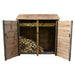 Hambleton 6ft brown solid open