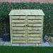Hambleton 6ft green slatted closed