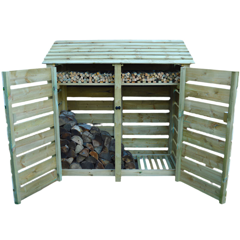 Hambleton 6ft green slatted open