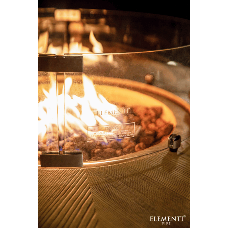 Elementi Tuscany Barrel Fire Table