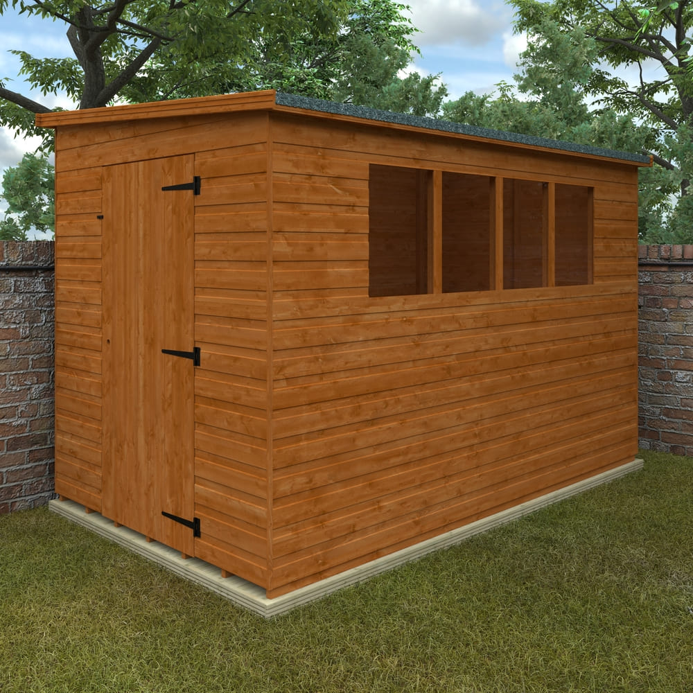 Lean-To Pent Shiplap Shed