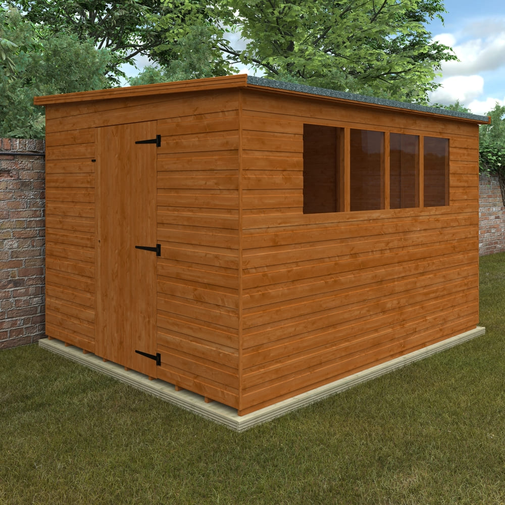 Lean-To Pent Shiplap Shed