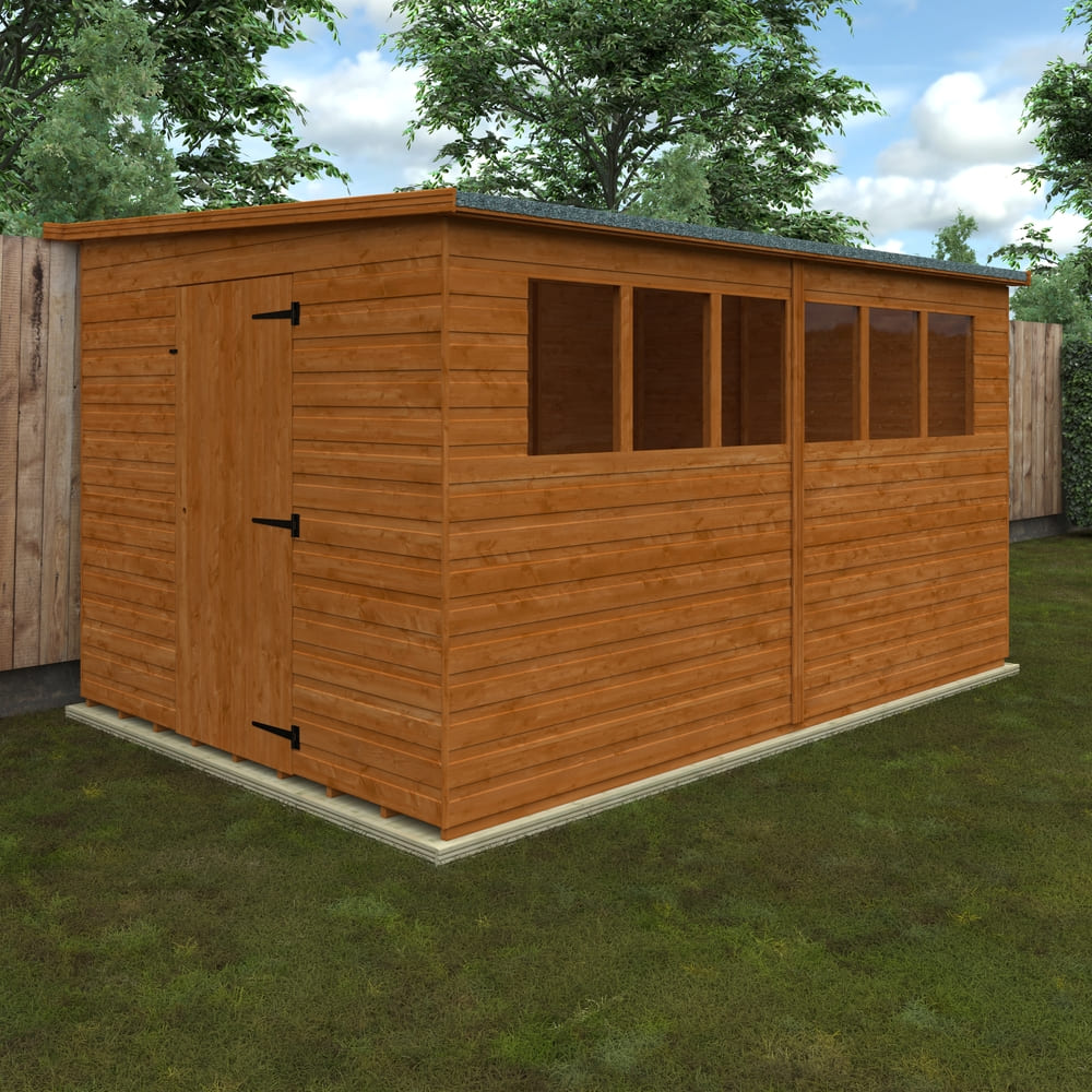 Lean-To Pent Shiplap Shed
