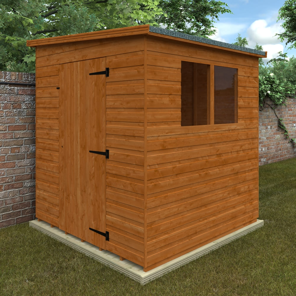 Lean-To Pent Shiplap Shed