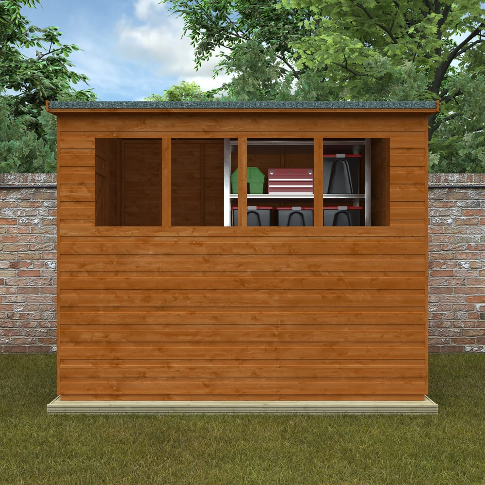 Lean-To Pent Shiplap Shed