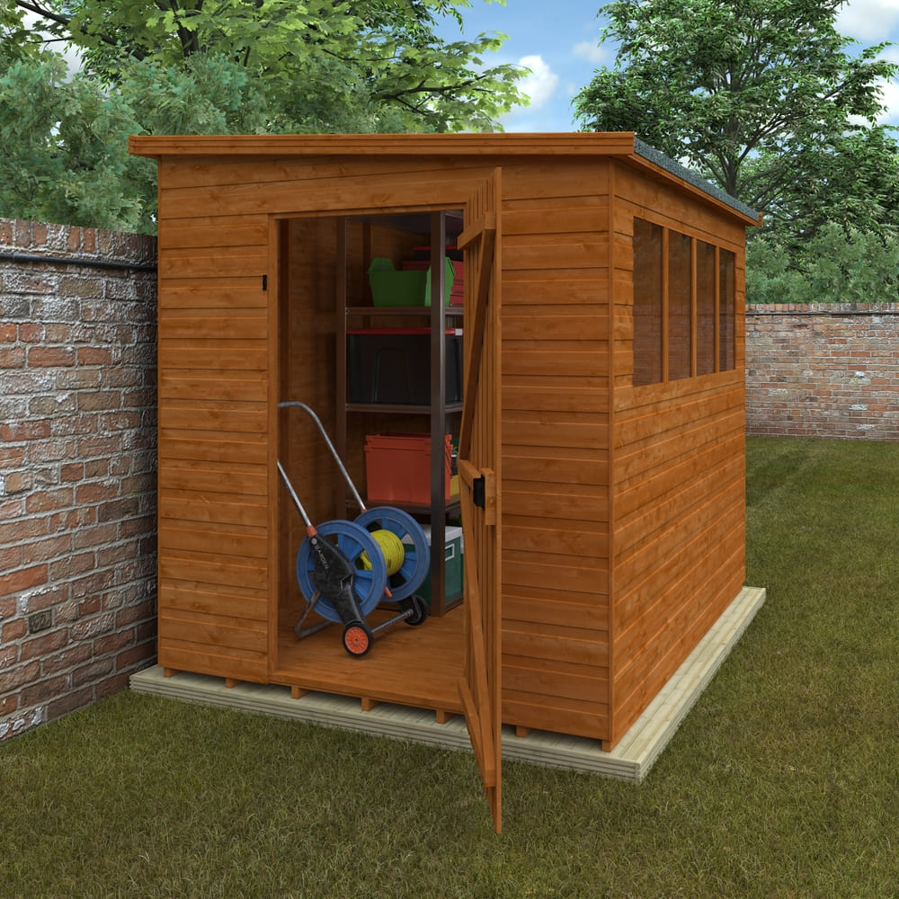 Lean-To Pent Shiplap Shed
