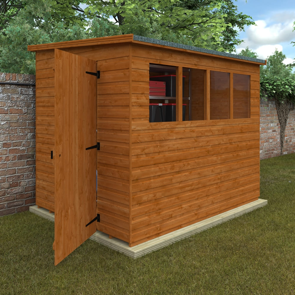 Lean-To Pent Shiplap Shed