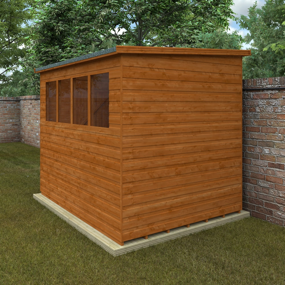 Lean-To Pent Shiplap Shed