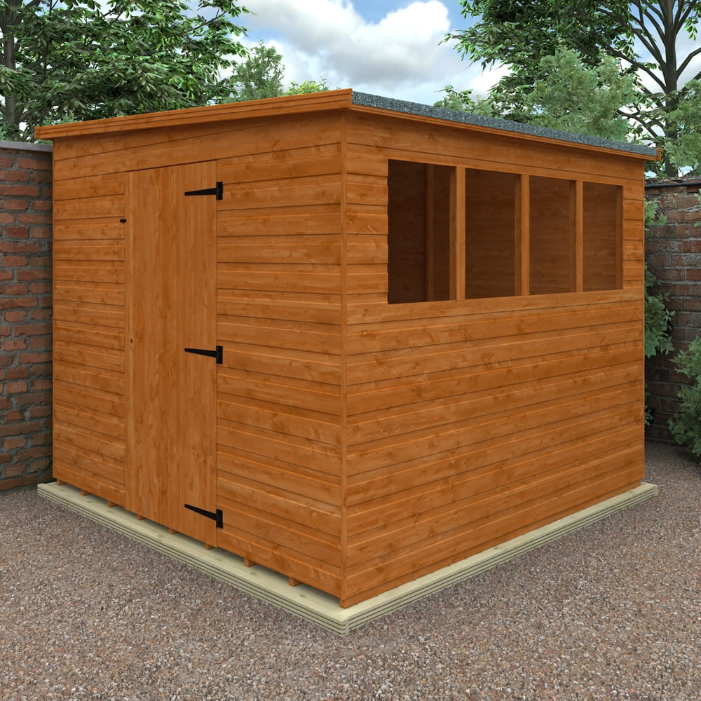 Lean-To Pent Shiplap Shed