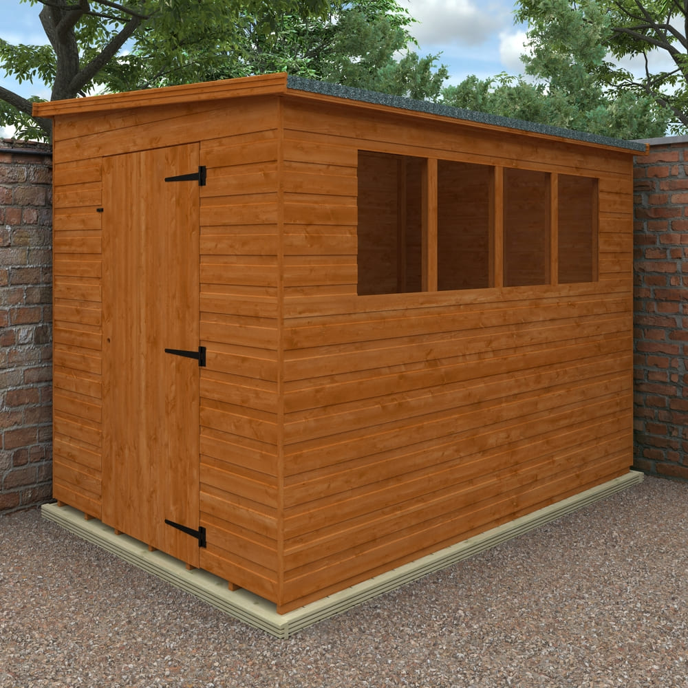 Lean-To Pent Shiplap Shed