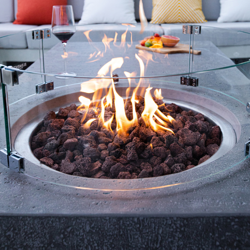 Elementi Metropolis Fire Pit Table