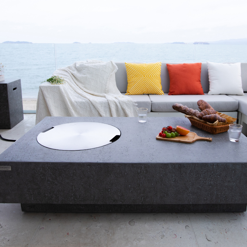 Elementi Metropolis Fire Pit Table