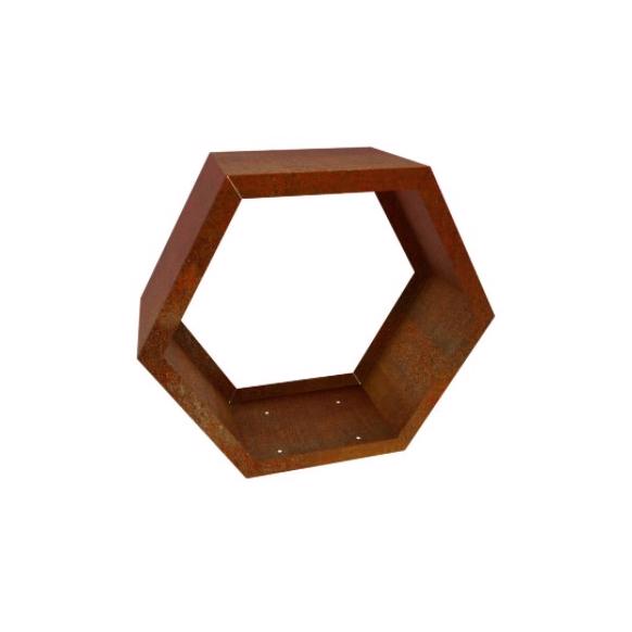 Mevus Linkable Connectors Corten Steel Wood Storage