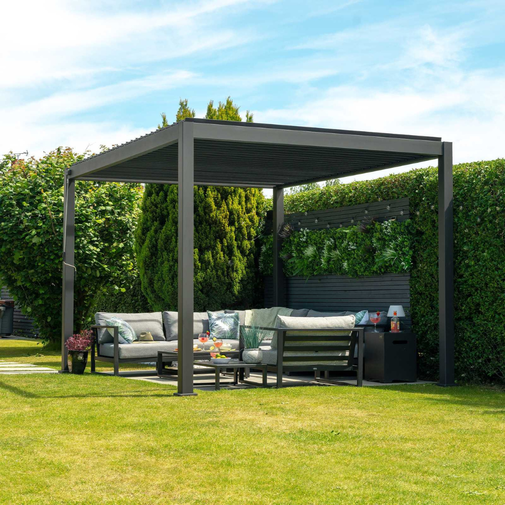 Nova - Titan Aluminium Pergola - 3m Square
