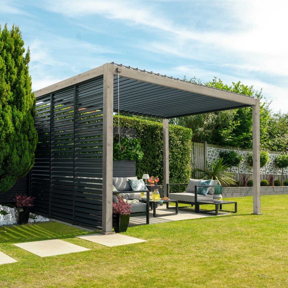 Nova - Titan Aluminium Pergola - 3m Square