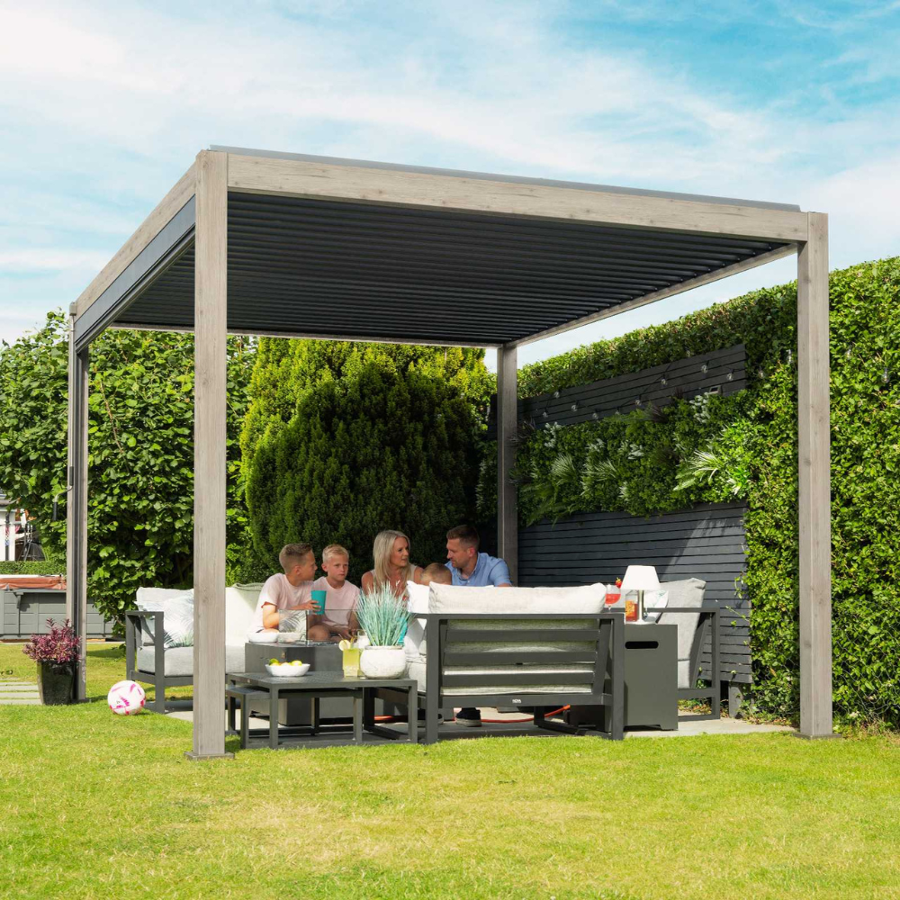 Nova - Titan Aluminium Pergola - 3m Square
