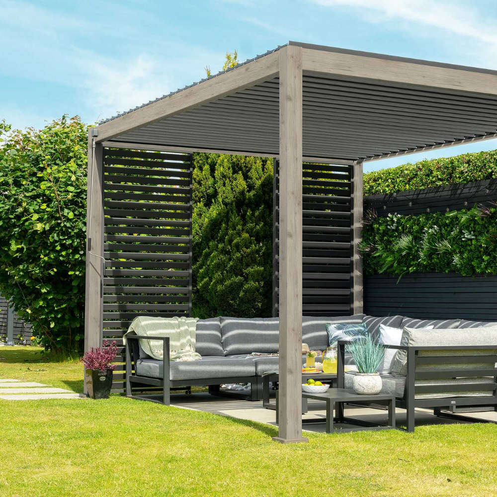 Nova - Titan Aluminium Pergola - 3m Square