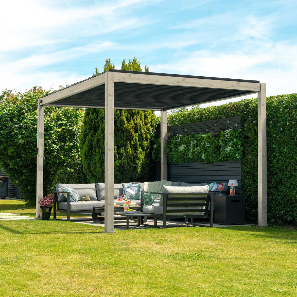Nova - Titan Aluminium Pergola - 3m Square
