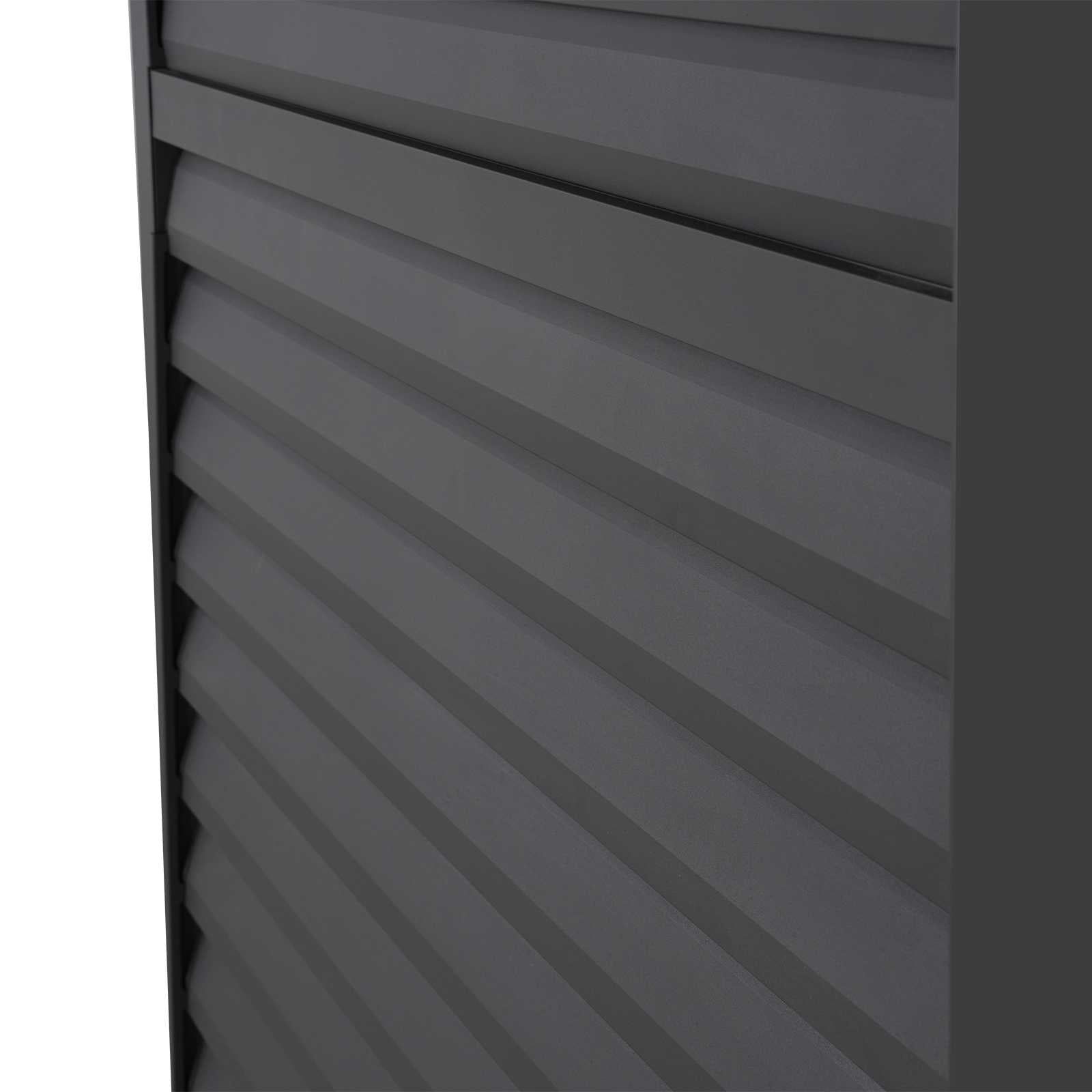 Side Wall With Adjustable Louvres - Nova Titan