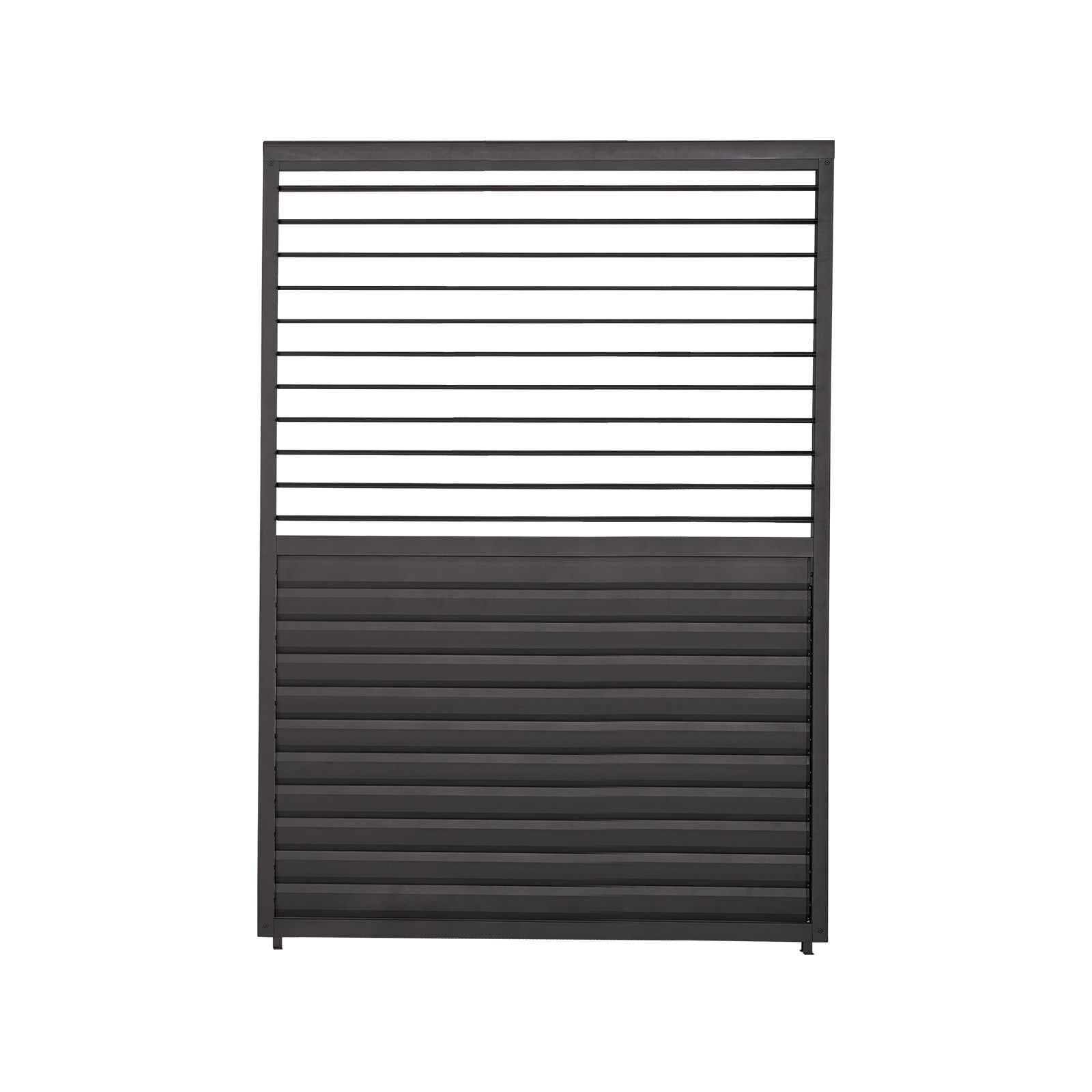 Side Wall With Adjustable Louvres - Nova Titan
