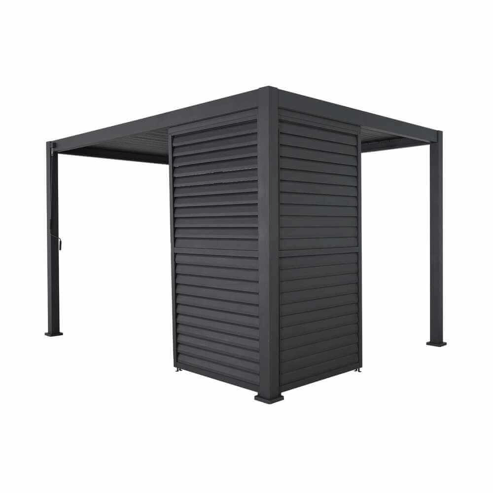 Nova Titan Aluminium Side Wall with Adjustable Louvres