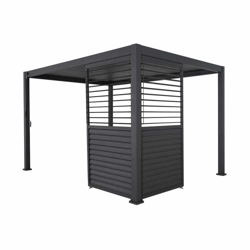 Nova Titan Aluminium Side Wall with Adjustable Louvres
