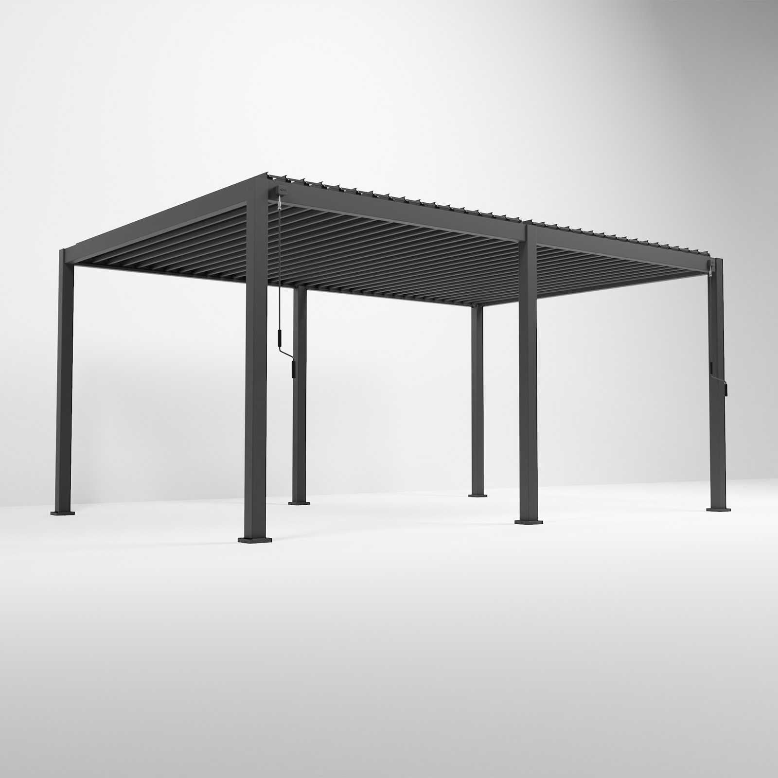Nova Titan Aluminium Pergola - Grey