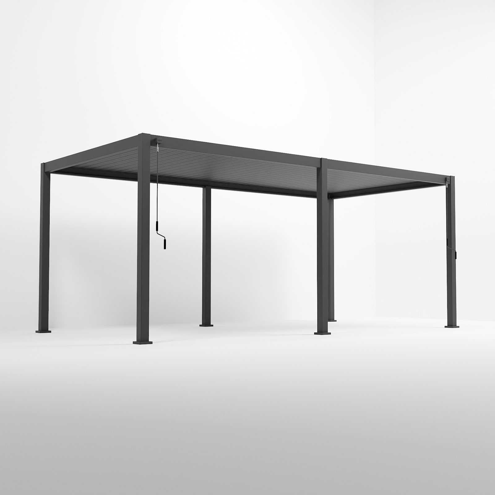 Nova Titan Aluminium Pergola - Grey