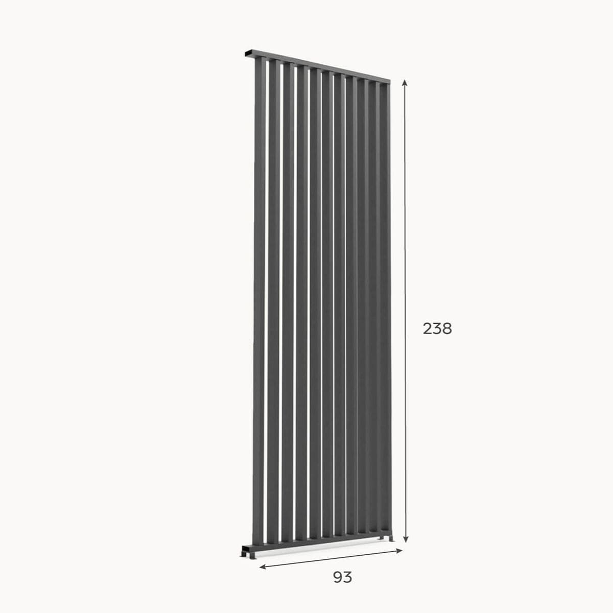Nova Titan Vertical Louvre Side Wall Panel