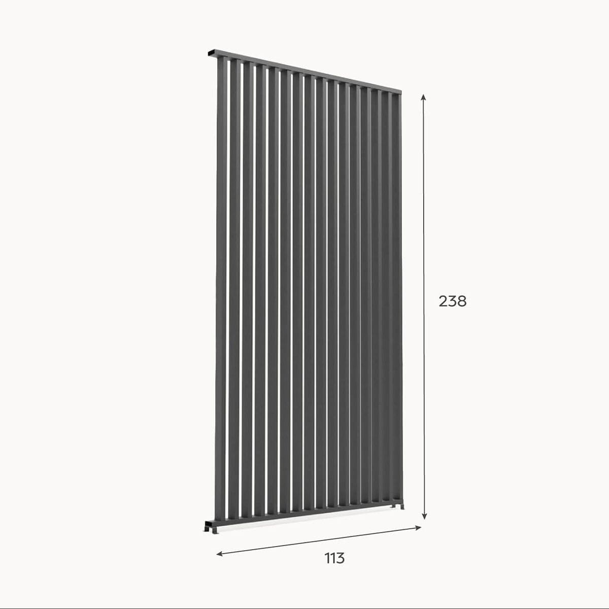 Nova Titan Vertical Louvre Side Wall Panel