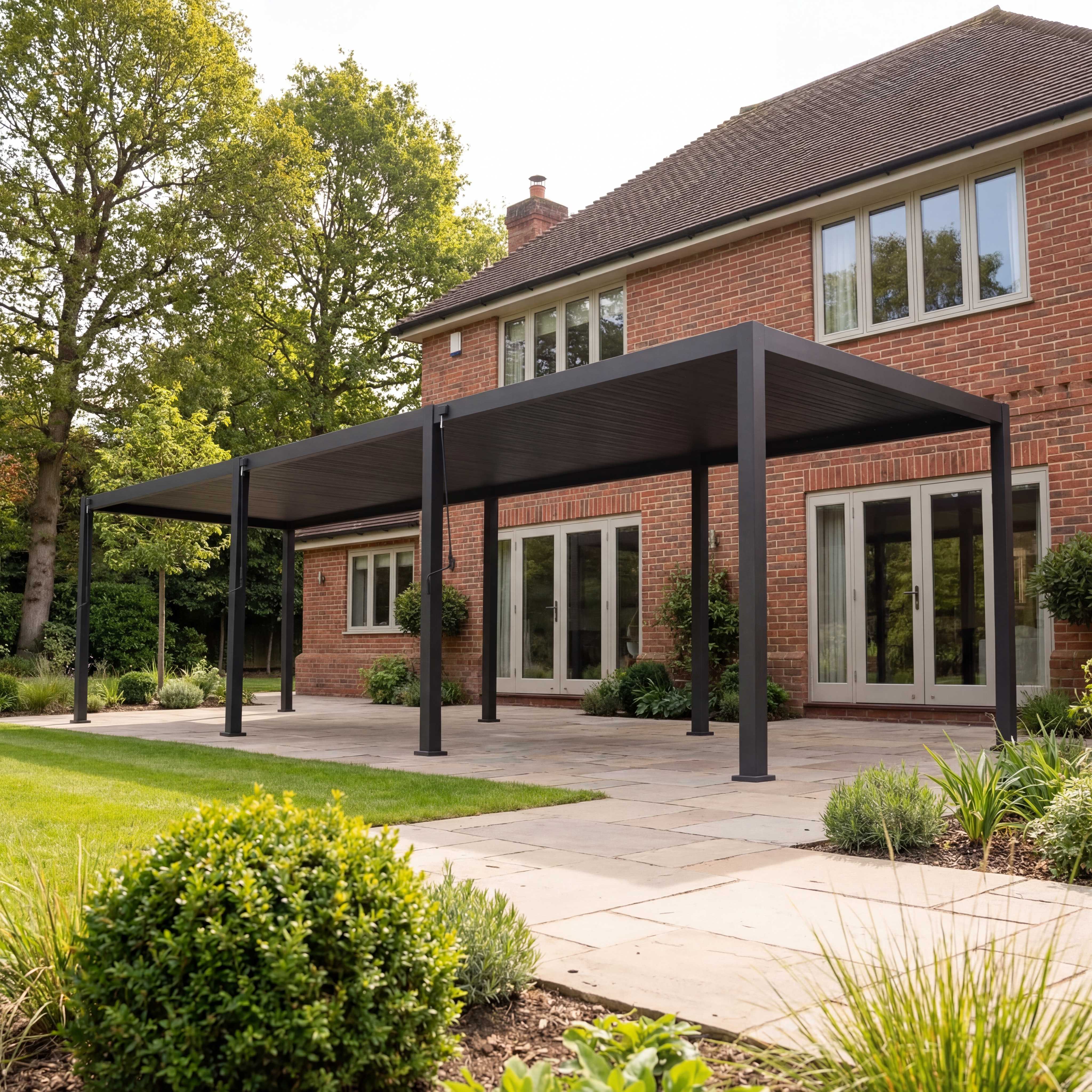 Nova Titan Aluminium Pergola - Grey
