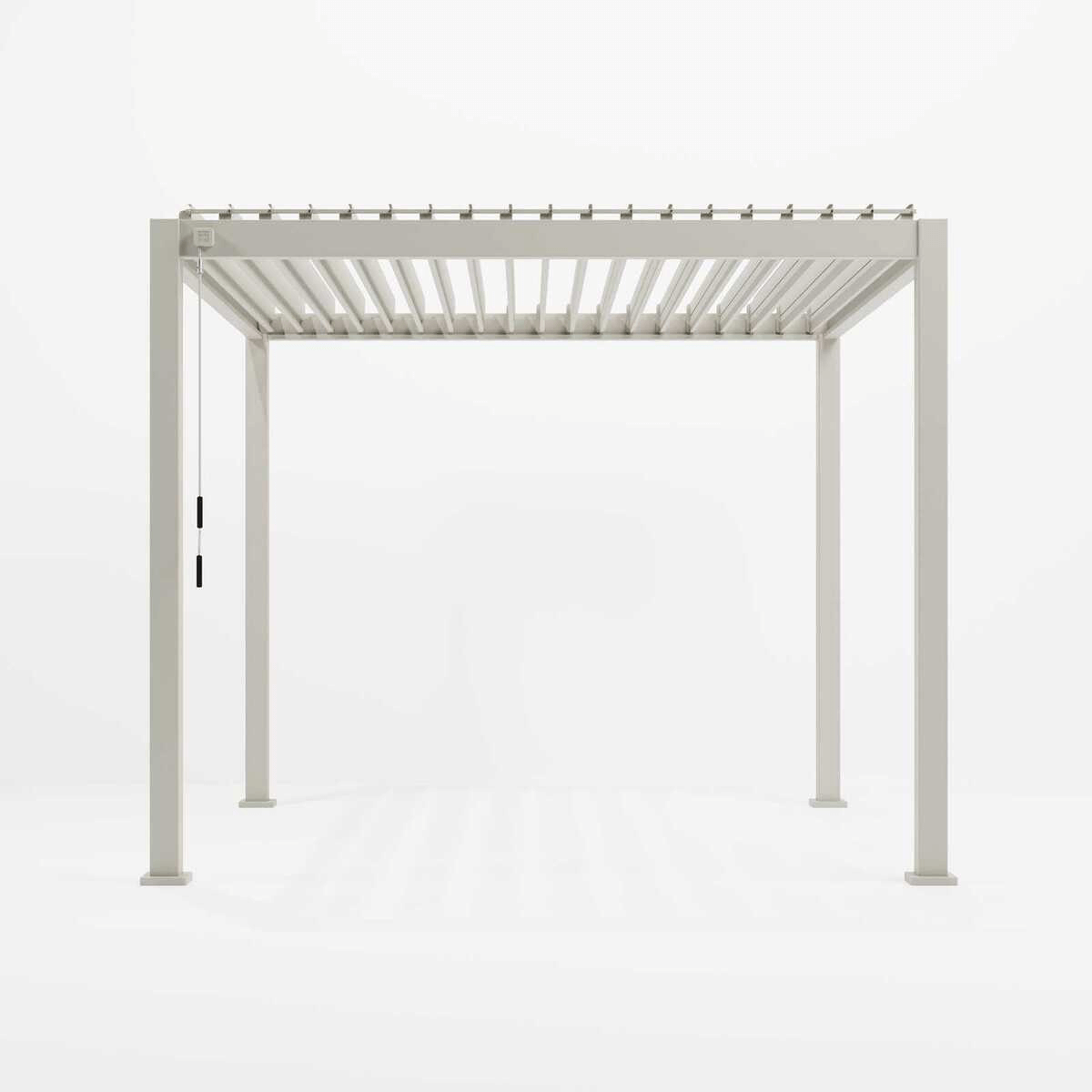 Nova Titan Aluminium Pergola - Pebble