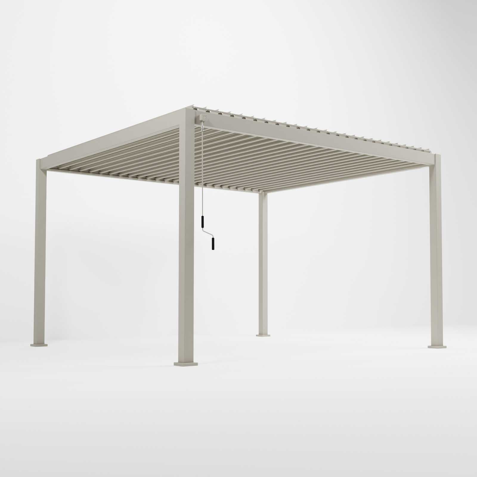 Nova Titan Aluminium Pergola - Pebble