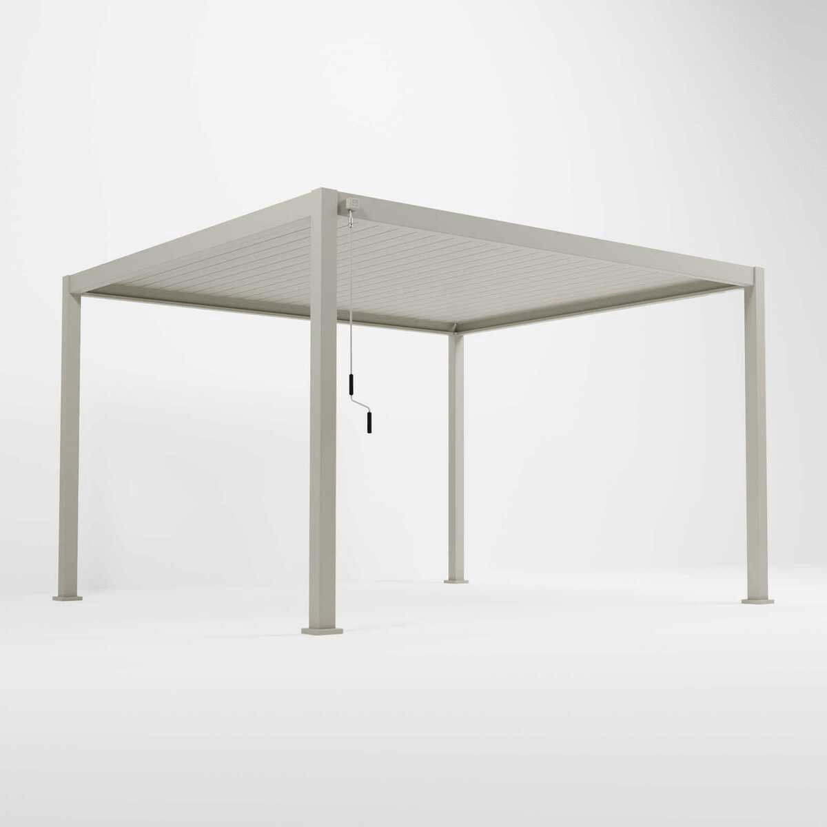 Nova Titan Aluminium Pergola - Pebble