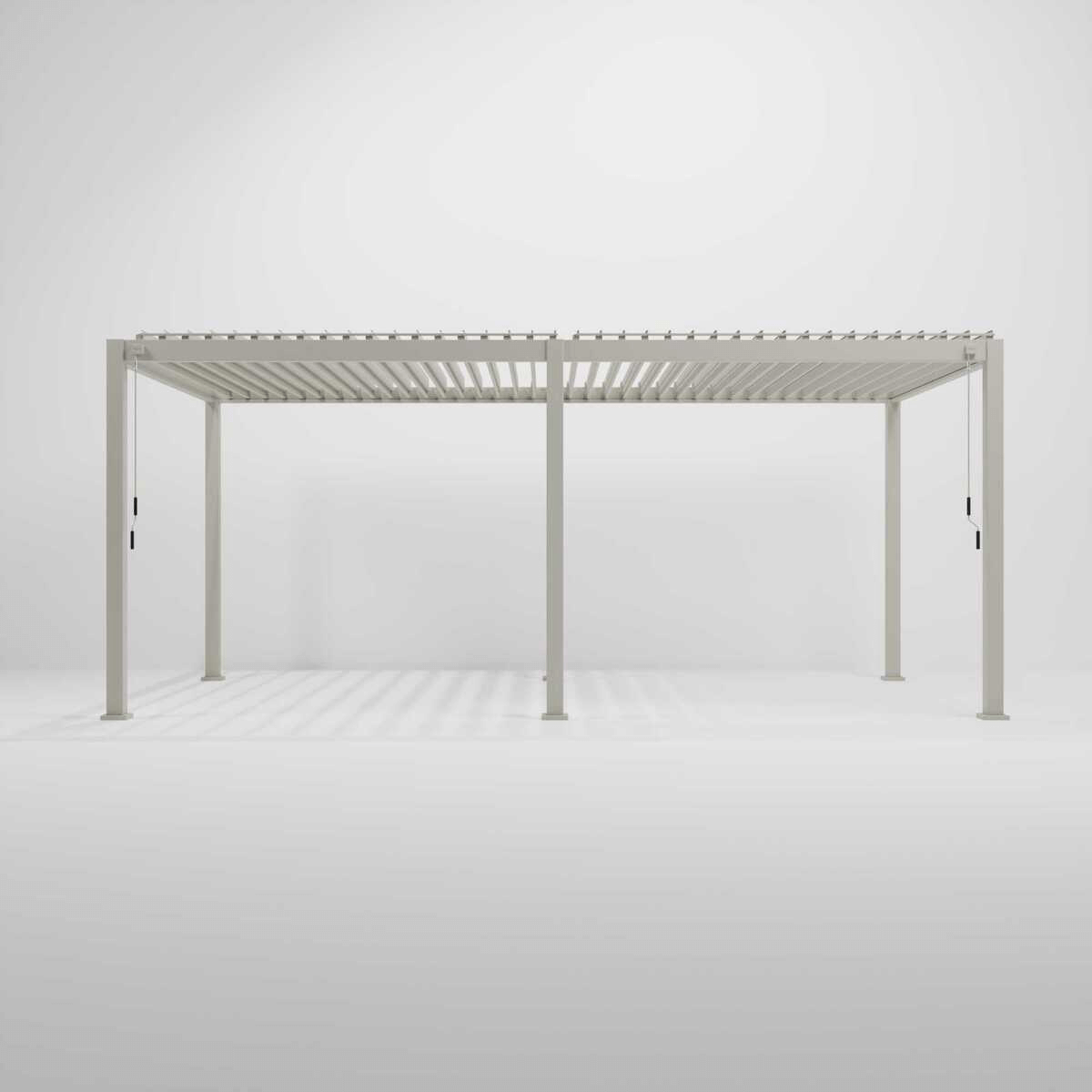 Nova Titan Aluminium Pergola - Pebble