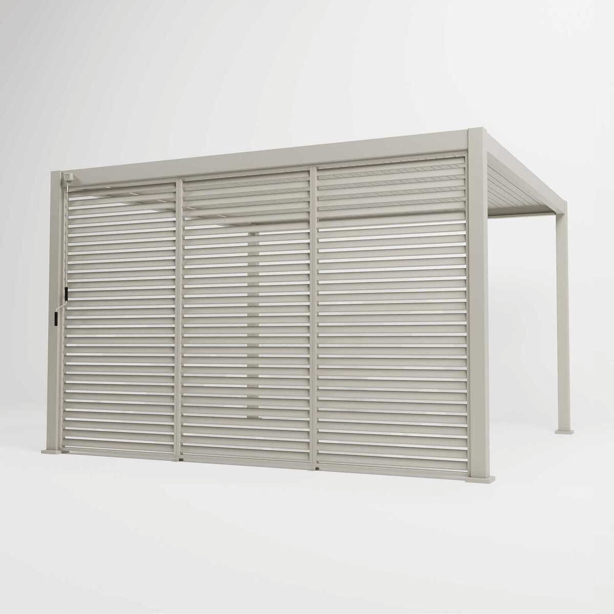 Nova Titan Aluminium Pergola - Pebble
