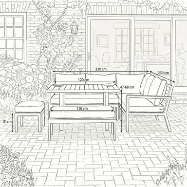 Nova Eleanor side table outdoor
